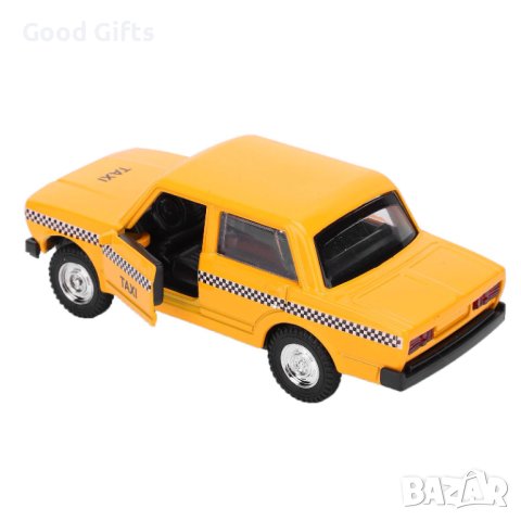 Метална кола Такси, Лада 1:32, снимка 3 - Коли, камиони, мотори, писти - 42808232