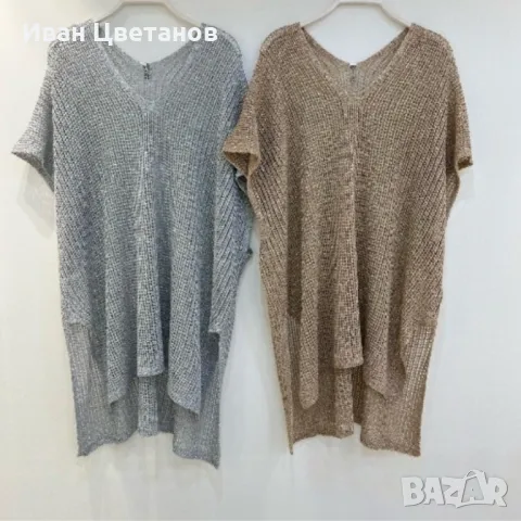 Плажна туника – Лека, стилна и комфортна защита за плажа, снимка 2 - Туники - 50061449