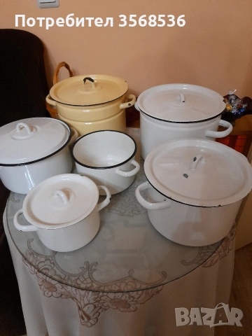 Емайлирани тенджери,тави