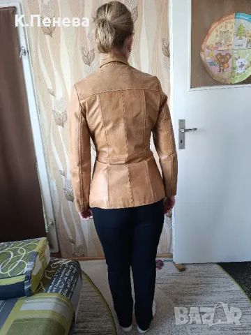 Дамско яке от естествена кожа, снимка 2 - Якета - 47789459