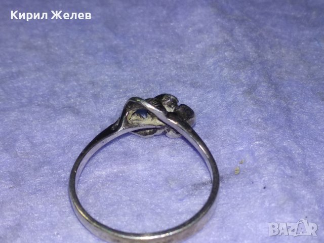 Стар ФЛОРАЛЕН СРЕБЪРЕН АРТ ДЕКО ПРЪСТЕН РОЗА ВИСОКА ПРОБА СРЕБРО МАЙСТОРСКА РЪЧНА ИЗРАБОТКА 40553, снимка 13 - Антикварни и старинни предмети - 42787918