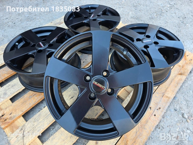 Лети джанти 15ки 4х100 Dezent