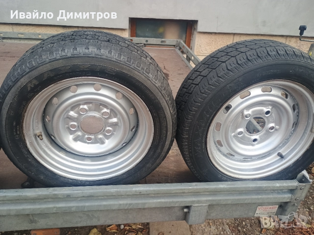 Гуми и джанти за ремарке или платформа 13" 5x112, снимка 3 - Гуми и джанти - 52569491