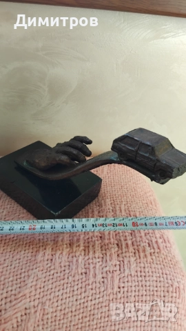 Авторска бронзова пластика , снимка 4 - Антикварни и старинни предмети - 52978258