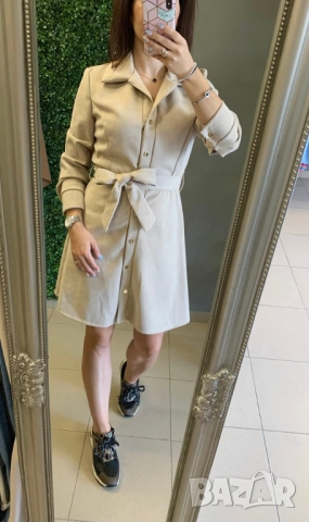  ⭐️Къси велурени рокли с коланче  , снимка 6 - Рокли - 51765750