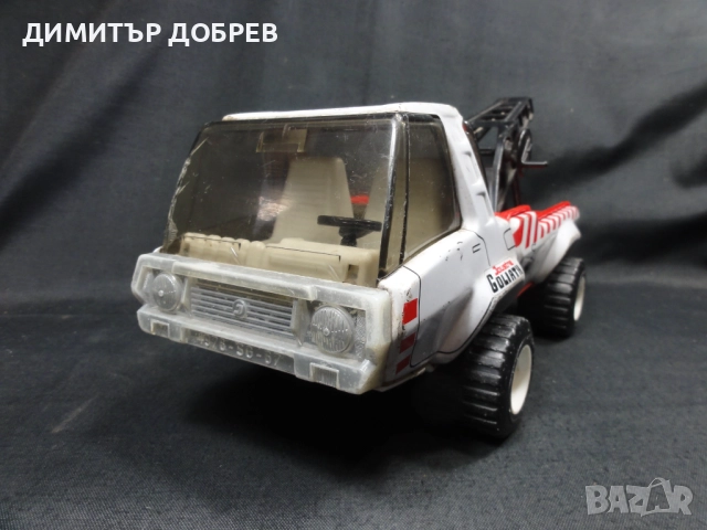 СТАРА РЕТРО МЕТАЛНА ИГРАЧКА КАМИОН ПЪТНА ПОМОЩ JOUSTRA FRANCE, снимка 2 - Колекции - 52747448