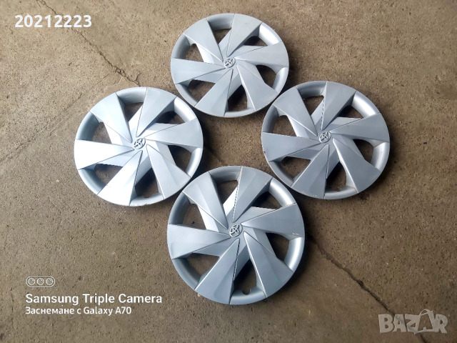 4 броя Оригинални тасове за Toyota Aygo 15, снимка 4 - Аксесоари и консумативи - 44697621