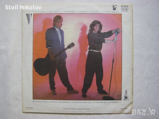 ВТА 12207 - Modern Talking.Romantic Warriors (5th album), снимка 4 - Грамофонни плочи - 37754445