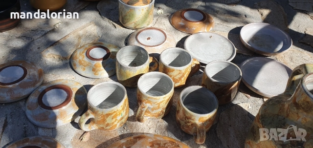 Българска керамика - сервиз,чаши, чинии, вази, купи, , снимка 13 - Сервизи - 51828597