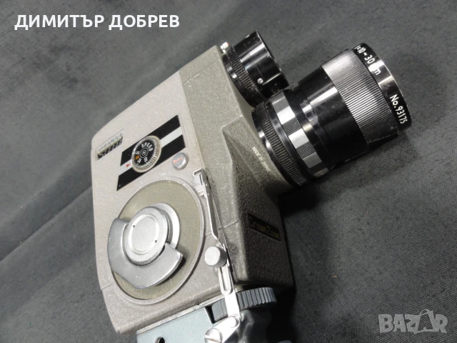 СТАРА РЕТРО 8мм МЕХАНИЧНА ФИЛМОВА КАМЕРА CROWN 8 ZOOM JAPAN, снимка 12 - Антикварни и старинни предмети - 50941423