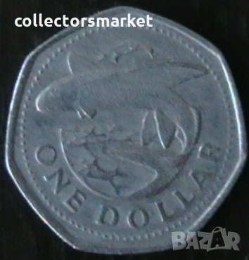 1 долар 1989, Барбадос