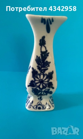 Delft.Vintage. Holland.Ваза., снимка 5 - Антикварни и старинни предмети - 52534575