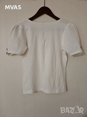 Нова дамска блуза екрю М размер , снимка 2 - Корсети, бюстиета, топове - 51000151