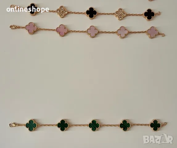 Van Cleef & Arpels Гривна с 18к златно покритие - ПЕЧАТ , снимка 7 - Гривни - 50286070