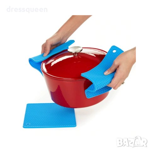 (квадратна) ПОДЛОЖКА ЗА ТОПЛО СИЛИКОНОВА, снимка 2 - Други стоки за дома - 44238073