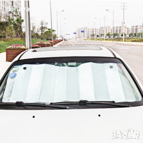 850 Сенник за предно стъкло на автомобил покривало за кола 130x60cm, снимка 2 - Аксесоари и консумативи - 40093622