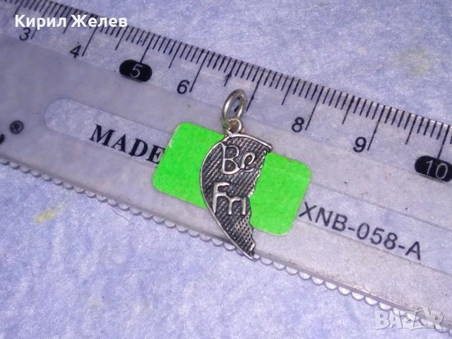 BEST FRIEND - СРЕБЪРНО МЕДАЛЬОНЧЕ - СЪРЧИЦЕ - Най-ДОБЪР ПРИЯТЕЛ СРЕБРО 925 АРТ ПЕНДАНТ 27171, снимка 4 - Колиета, медальони, синджири - 39318922