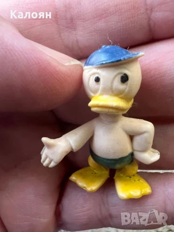 Патето Яки или Доналд играчка винтидж гумена. 