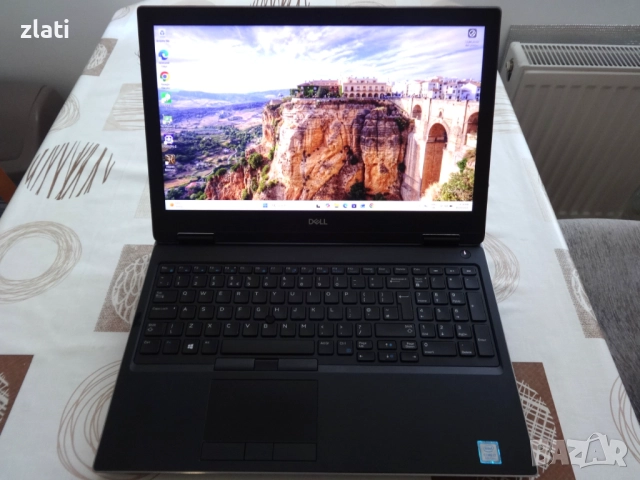 laptop Dell Precision 7530 i7-8750H 2.20GHz/RAM 32GB/SSD 512GB/Radeon Pro WX4130 4GB DDR5, снимка 2 - Лаптопи за работа - 52455297