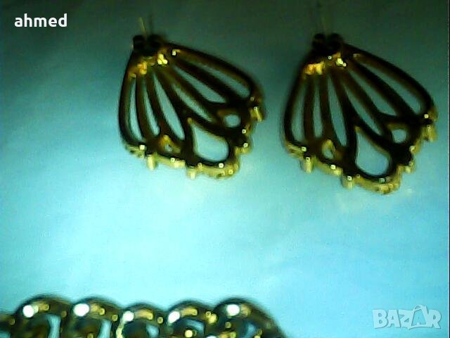 красиви pozlatani брасли е обеци, снимка 3 - Колиета, медальони, синджири - 39662540