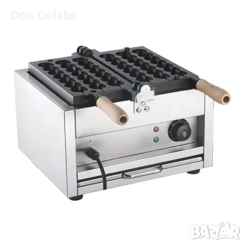 Професионален гофретник с форма топчета на клечка – Bubble Balls, снимка 4 - Гофретници - 51268480