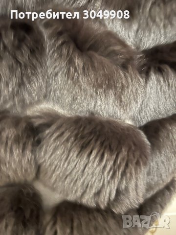 Дълъг елек от естествен косъм лисица, снимка 5 - Елеци - 42848378