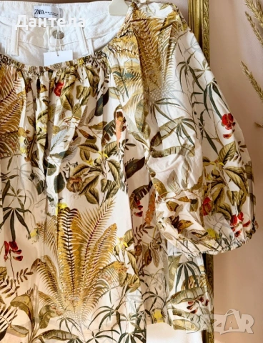 ZARA Нови дамски нели дънки и риза, снимка 12 - Дънки - 54227501