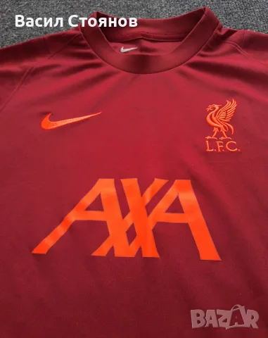 Liverpool / Ливърпул Nike Training shirt 2021-22г. - за ръст 158см., снимка 2 - Фен артикули - 54341546