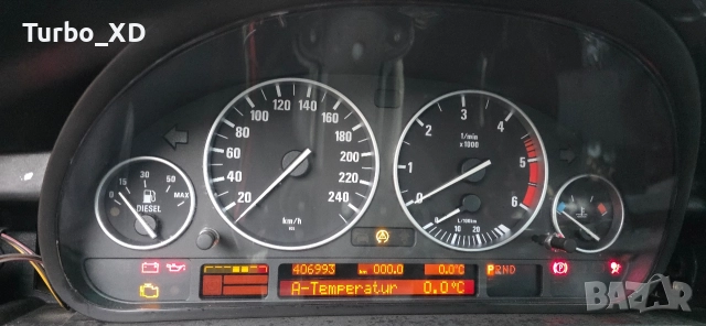 Продавам дизелово табло с голям борд за BMW E39