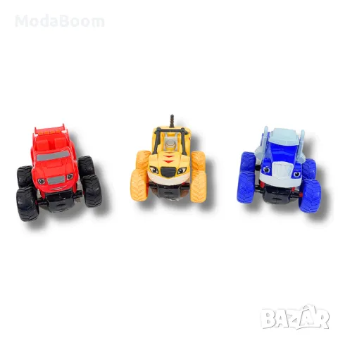 Пламъчко и машините - колички