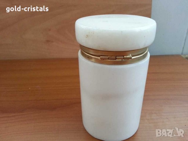 Ретро мраморна кутия с капак, снимка 7 - Антикварни и старинни предмети - 31273772