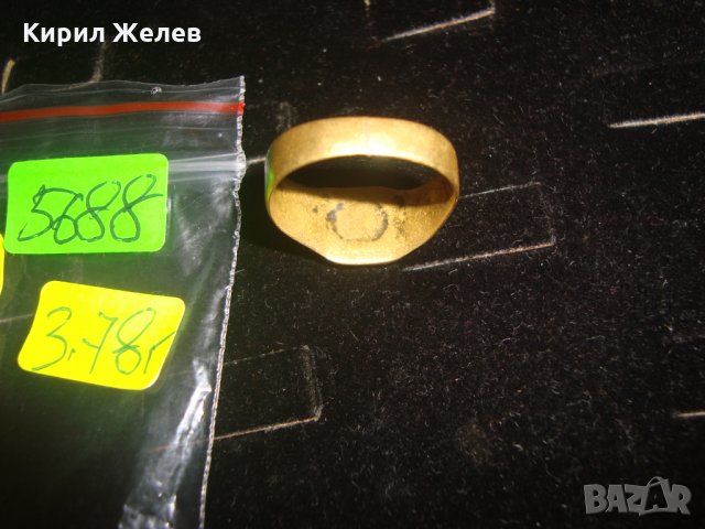 ВИНТИДЖ КОЛЕКЦИОНЕВСКИ БРОНЗОВ СТАР ПРЪСТЕН РЪЧНА РАБОТА 5688, снимка 3 - Колекции - 30275953