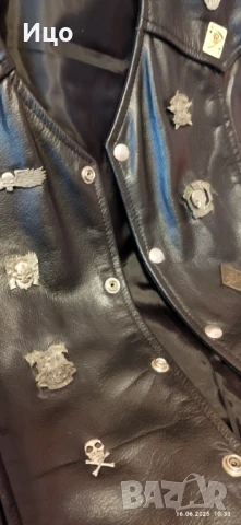 Голям рокерски елек 6ХL, снимка 2 - Аксесоари и консумативи - 50680901