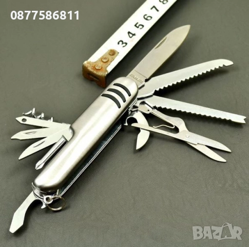 НОВ СГЪВАЕМ ДЖОБЕН НОЖ. ДЖОБНА НОЖКА С ИНСТРУМЕНТИ.ДЖОБНО НОЖЧЕ KNIFE +, снимка 3 - Ножове - 51630655