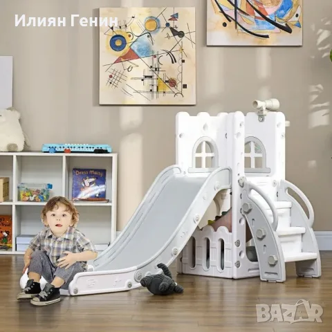 Детска пързалка AIYAPLAY, 5 в 1, снимка 2 - Образователни игри - 56014621