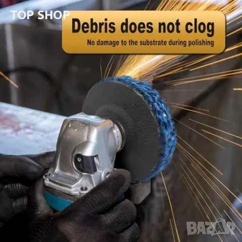 Нови Полиращи Подложки 100мм - Здрави и Ефективни 5 диска за Ъглошлайф, снимка 7 - Гедорета - 49567153