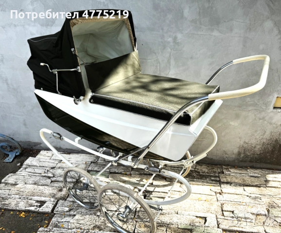 Silver Cross Freeway 1960s - винтидж бебешка количка, класика, снимка 2 - Детски колички - 53948687