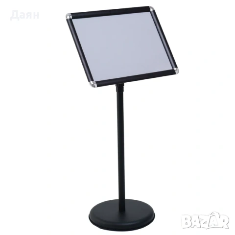 Регулируема информационна стойка Costway с алуминиева рамка и опора от неръждаема стомана