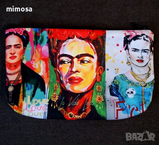 Фрида Кало несесери с цип, снимка 10 - Други - 39633708
