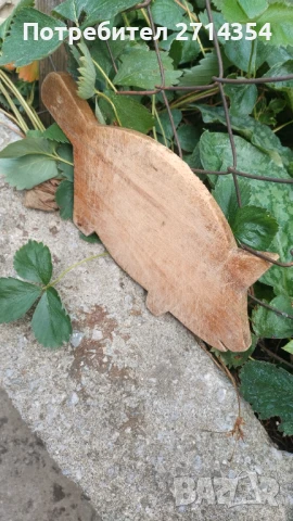 Стара дървена дъска , снимка 4 - Антикварни и старинни предмети - 51400746