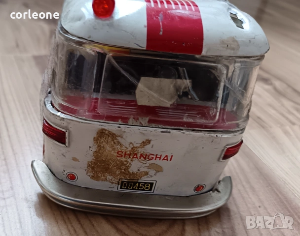 Ламаринена СОЦ играчка Автобус задвижване и светлини, снимка 6 - Колекции - 50549184