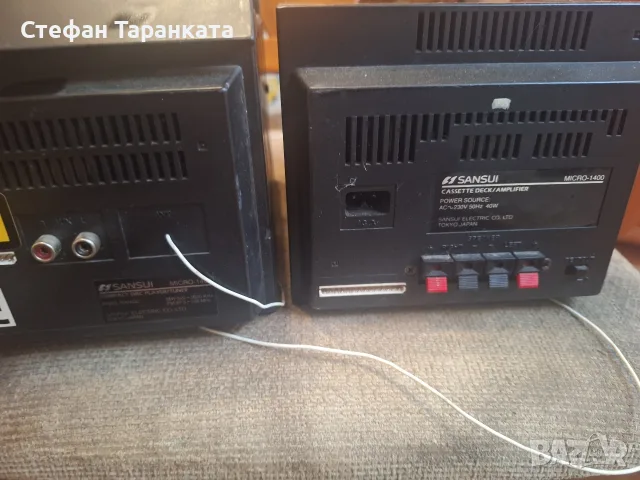 Аудио система Sansui от две части, снимка 7 - Аудиосистеми - 55904564