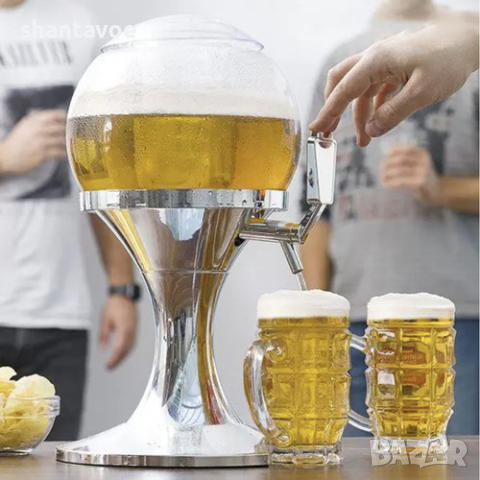 Диспенсър за бира с охладител и вместимост 3.5 литра, снимка 8 - Подаръци за мъже - 44602127