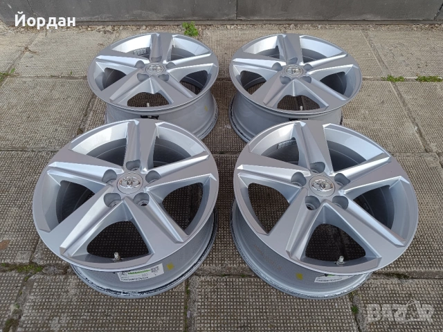 ОРИГИНАЛНИ джанти 16 ' цола 5x114,3 TOYOTA / ТОЙОТА ЕТ40 7J + датчици, снимка 4 - Гуми и джанти - 54221530