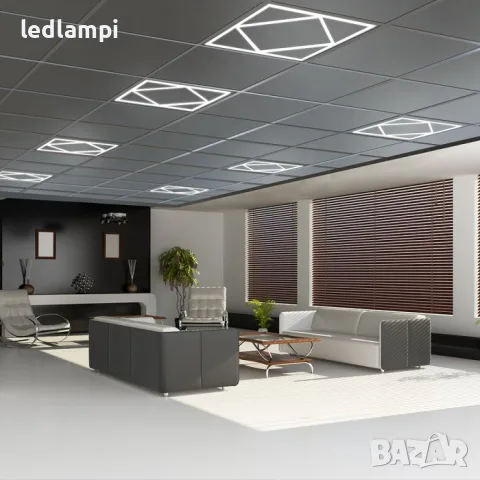 LED Панел-Рамка 64W Квадрат 595x595mm 6500K, снимка 8 - Лед осветление - 56002740