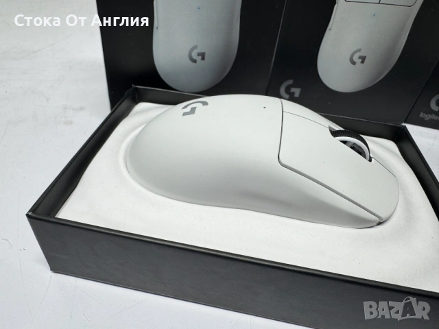 Мишка геймърска Logitech PRO X Superlight 2 / бяла, снимка 6 - Клавиатури и мишки - 49975092