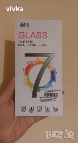 Стъклен протектор за телефон Xiaomi Redmi 9C, снимка 1 - Фолия, протектори - 35275352
