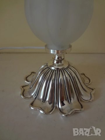 Гръцка лампа от метал и стъкло, снимка 4 - Настолни лампи - 51084982