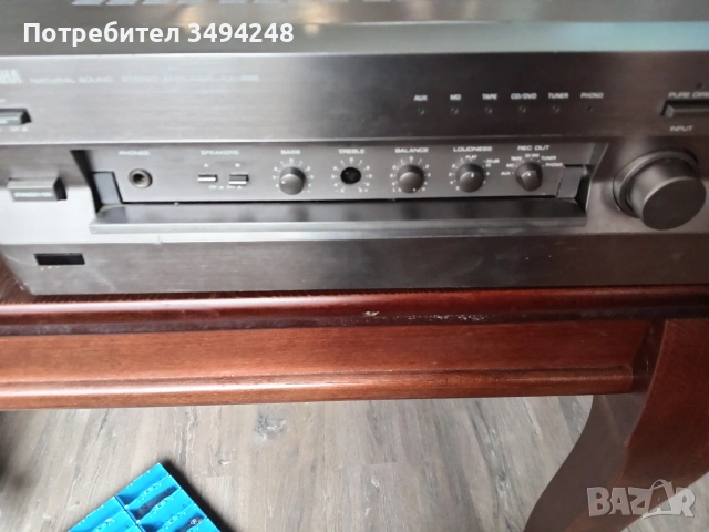 Усилвател Yamaha AX-496, снимка 3 - Ресийвъри, усилватели, смесителни пултове - 47129380