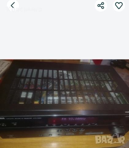 4К ресивър Yamaha HTR-3067, снимка 3 - Ресийвъри, усилватели, смесителни пултове - 52420583